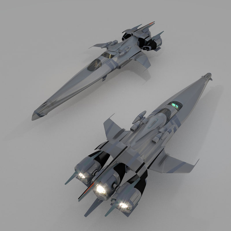 blender spaceship